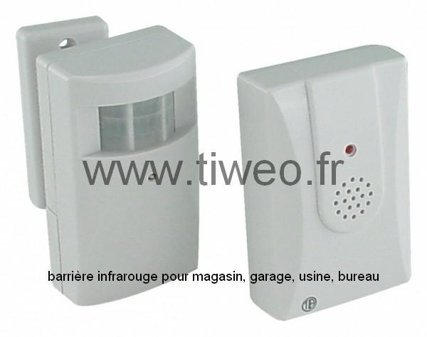 Draadloze Infrarood detector met chime