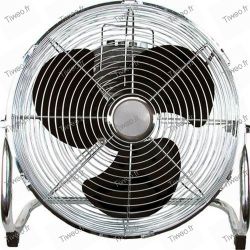 Chrome 30 cm vippe fan