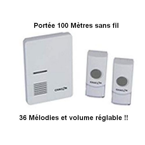 Sonnette De Porte Sans Fil - 100M