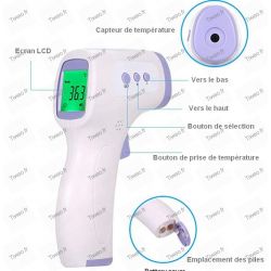 Contactloze frontale thermometer