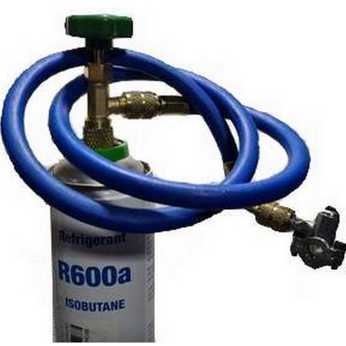 R600a refill kit for fridge or similar, full pack to recharge the R600a