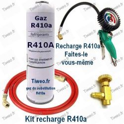 R410a oplaadset met manometer