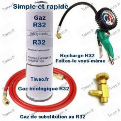 R32 oplaadset met manometer