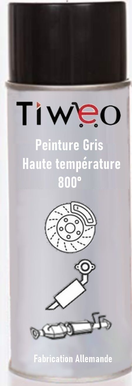 Hoge temperatuur verf Grijs 800 graden