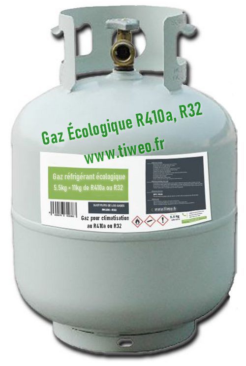 Erstatningsgas R410a 11 kg, Gas R32 af økologisk substitution