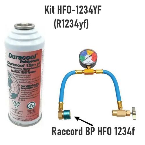 Kit recharge HFO 1234yf pour climatisation automobile antifuite 1234YF