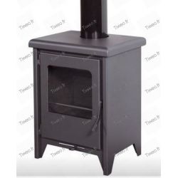 Ecodesign 2022 wood stove with 7.4kw oven