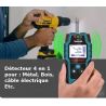 Detektor, Wandscanner Plattenbalken, Metall, Elektrizität, Holz